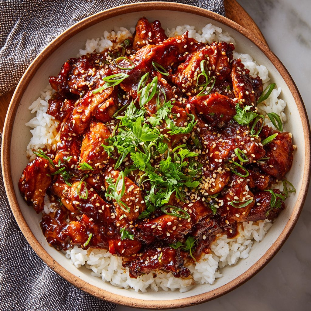 Slow Cooker Honey Garlic Chicken