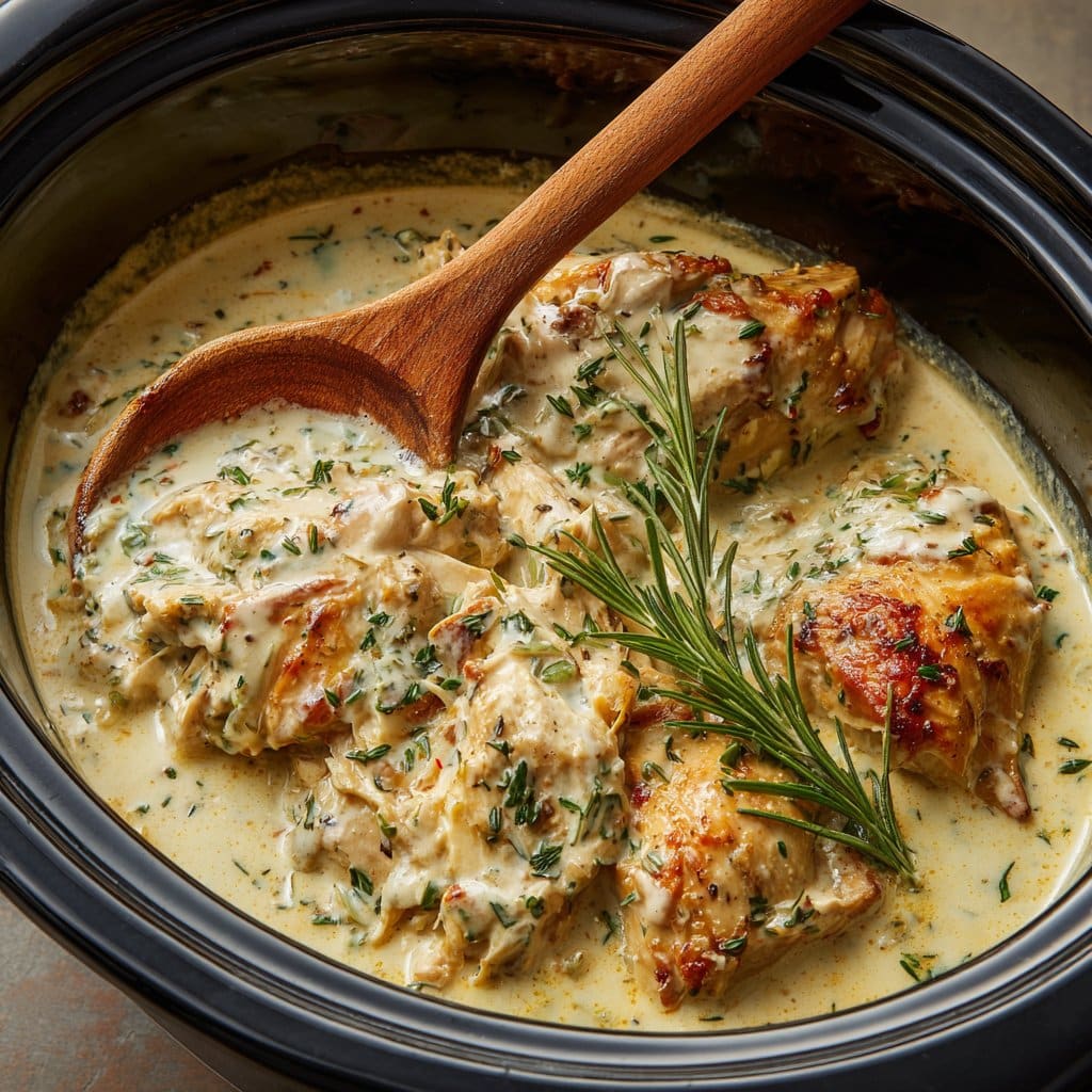Crock Pot Creamy Ranch Chicken